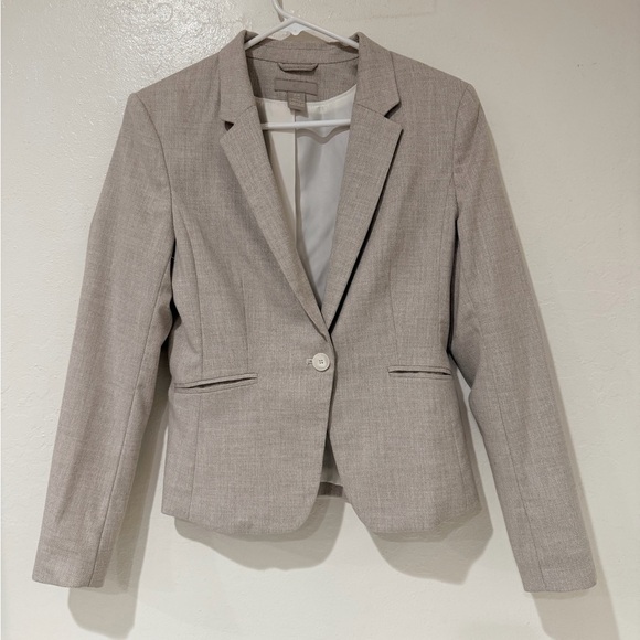 H&M Light Beige Women's Blazer size XS - Picture 5 of 10